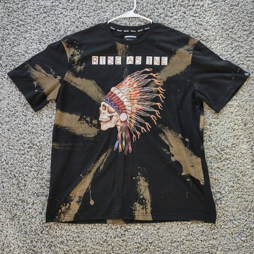 Rise As 1ne Shirt Mens XL Indian Skull